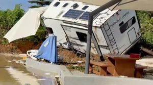 Rescue efforts underway after landslides hit New Zealand campground and house